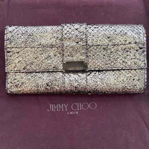 Jimmy Choo Snake skin Clutch